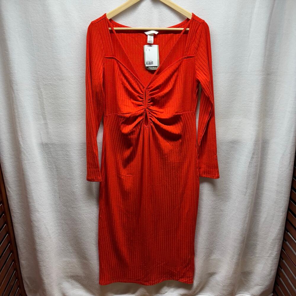 H&M Ribbed Knit Maxi Dress - Size XL‎ - New With Tags